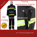 2014 New Product 02 Type Dark Bule anti flame cotton fabric for fireman